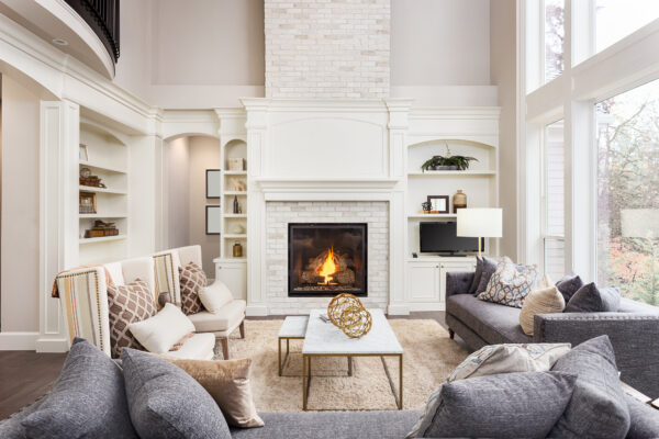 Fireplace in Living Room