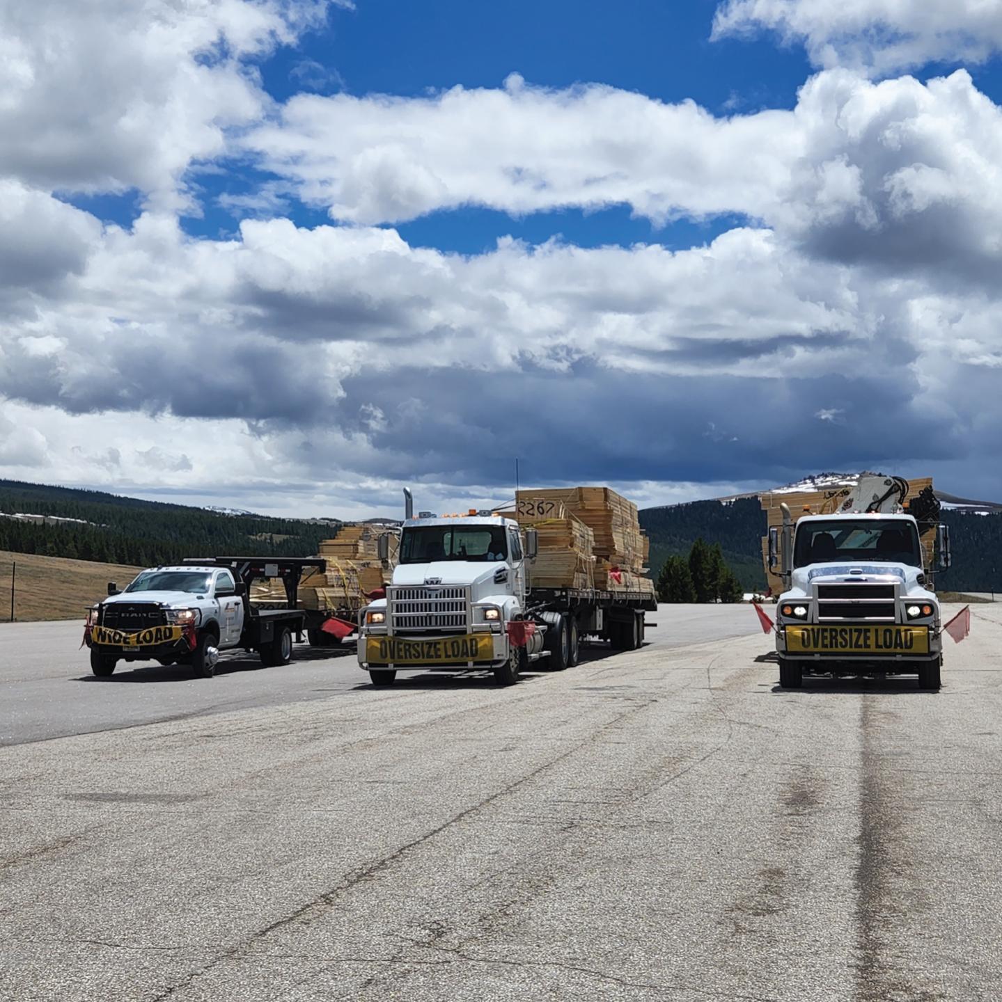 Truck Full of Trusses