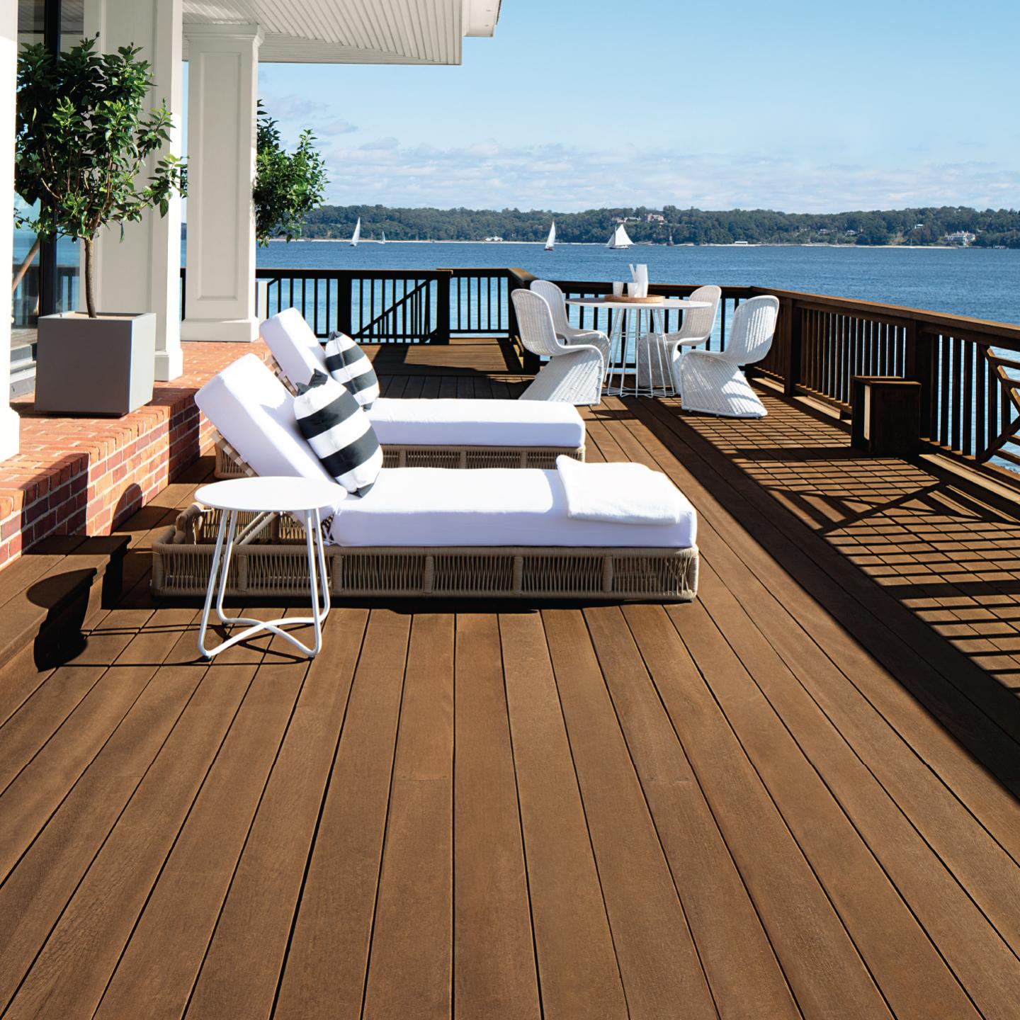 Outdoor Patio by Lake